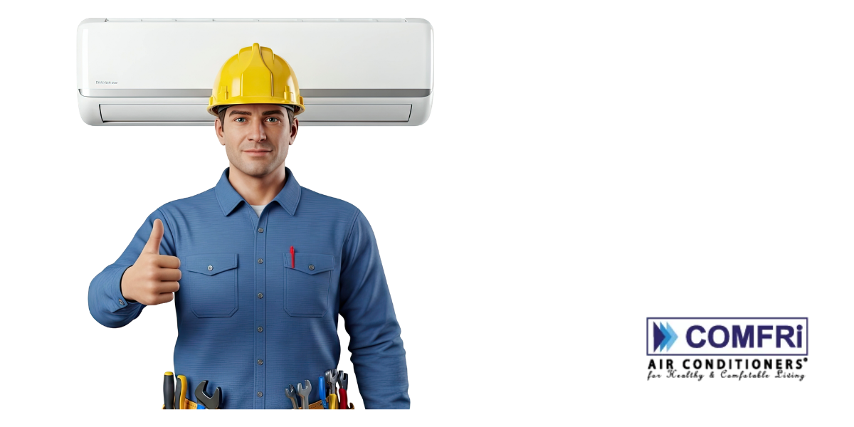 Commercial air conditioning system setup
