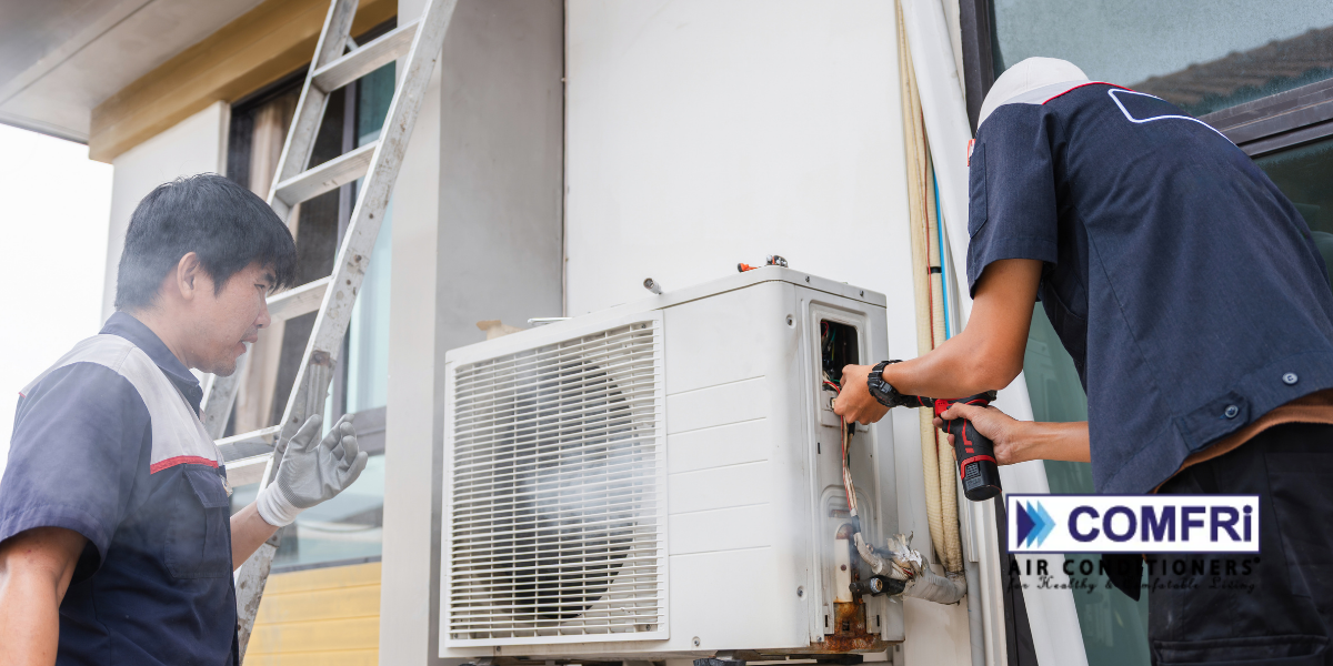 Air conditioning installation project